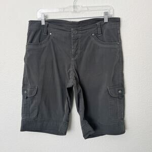 [Kuhl] Gray Hiking Outdoors Cargo Shorts Gorpcore Bermuda Stretch Casual Size 12